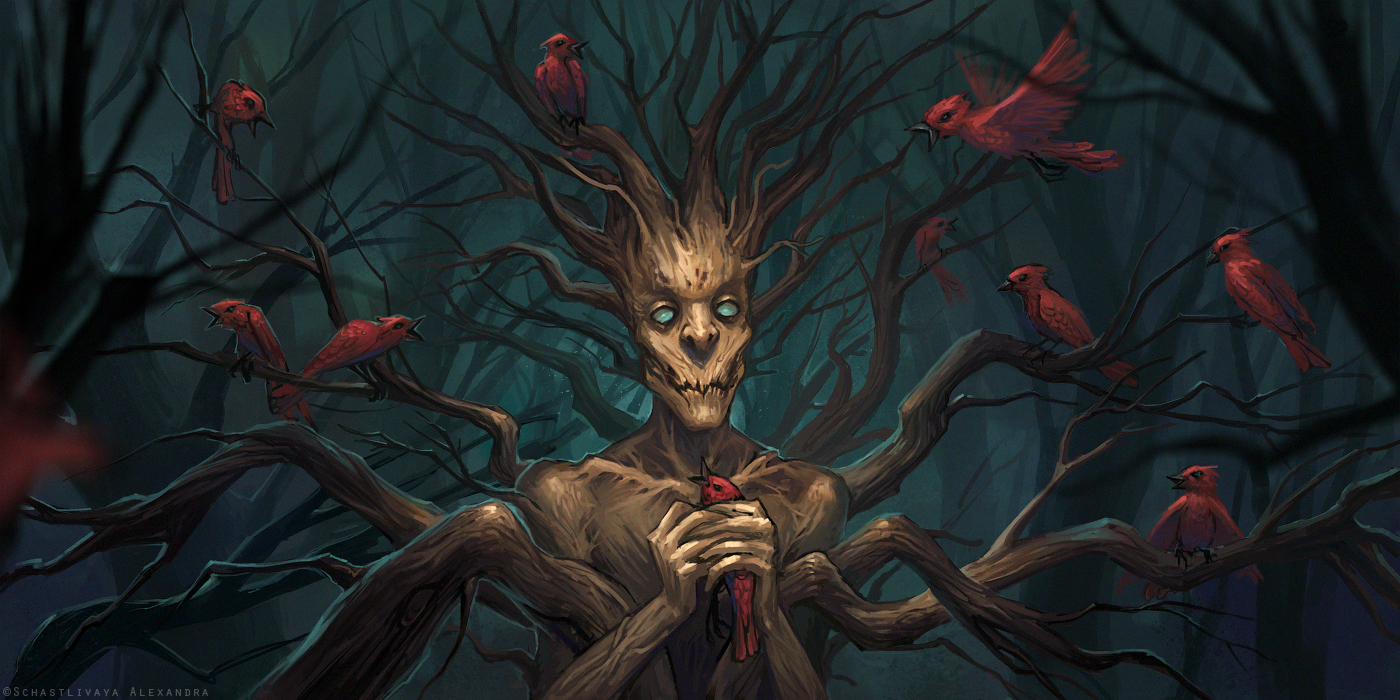 Tree Monster by Alexandra Schastlivaya