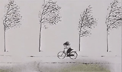 Cycling against the wind