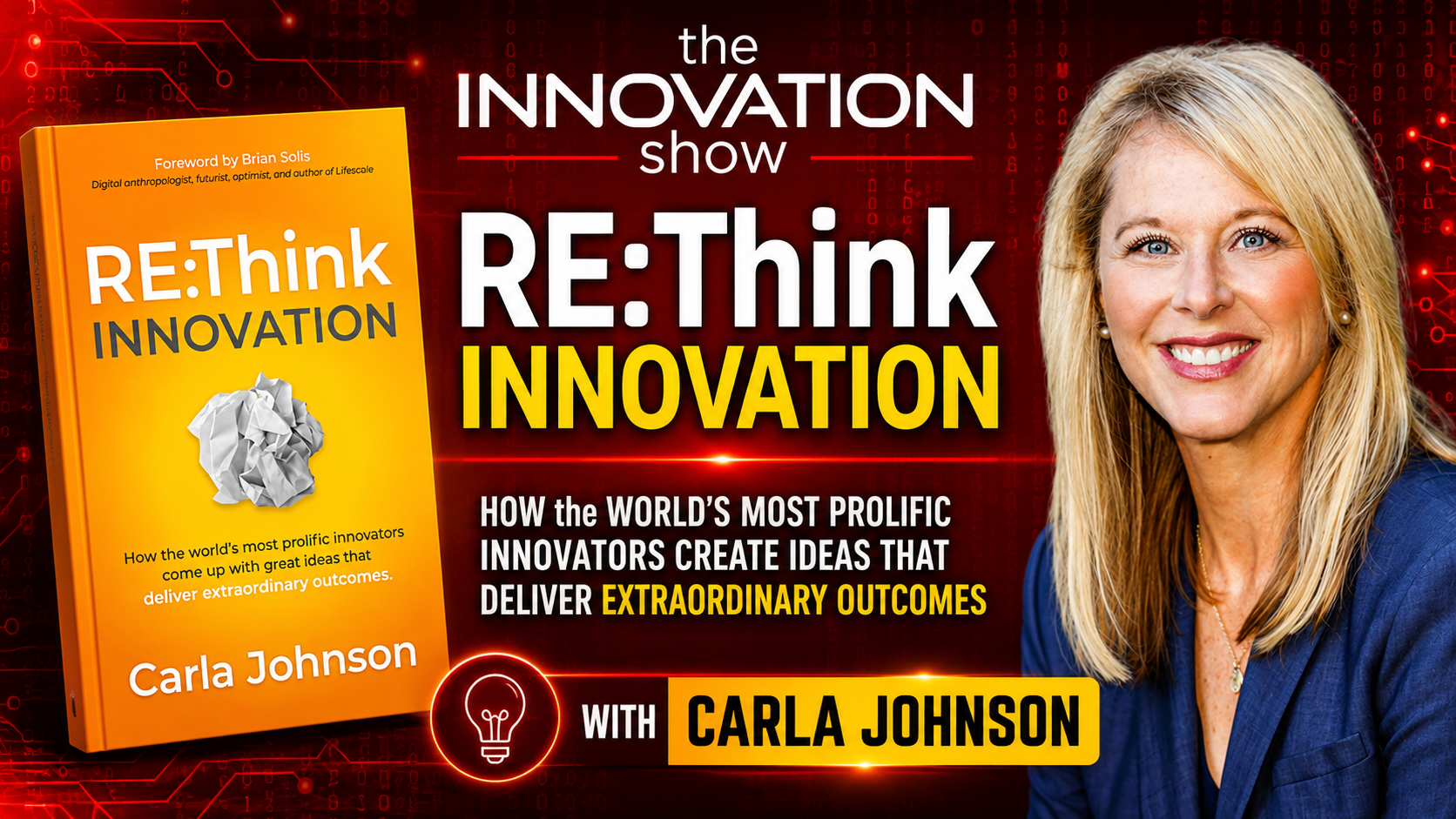 Carla Johnson, author of RE:Think Innovation, explains the Wheel of Innovation on The Innovation Show with Aidan McCullen.
