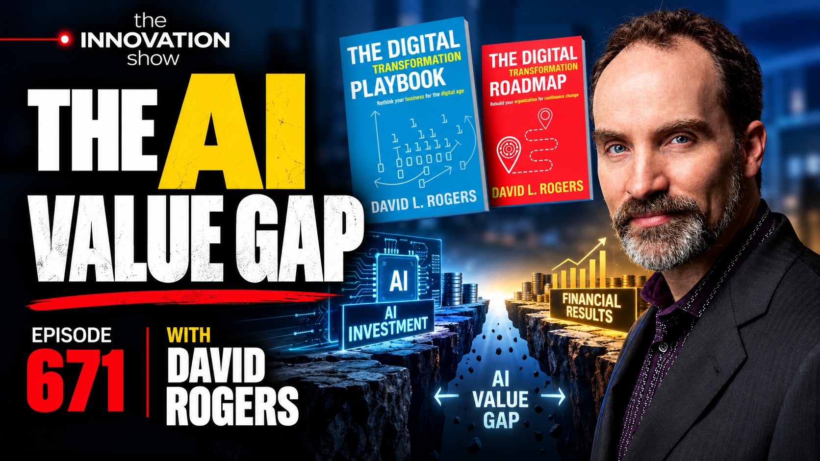 David Rogers explains the AI value gap on The Innovation Show with Aidan McCullen